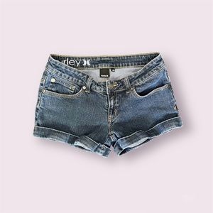 Hurley Denim Jean Shorts Junior Size 1